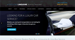 Desktop Screenshot of a-executivelimo.com